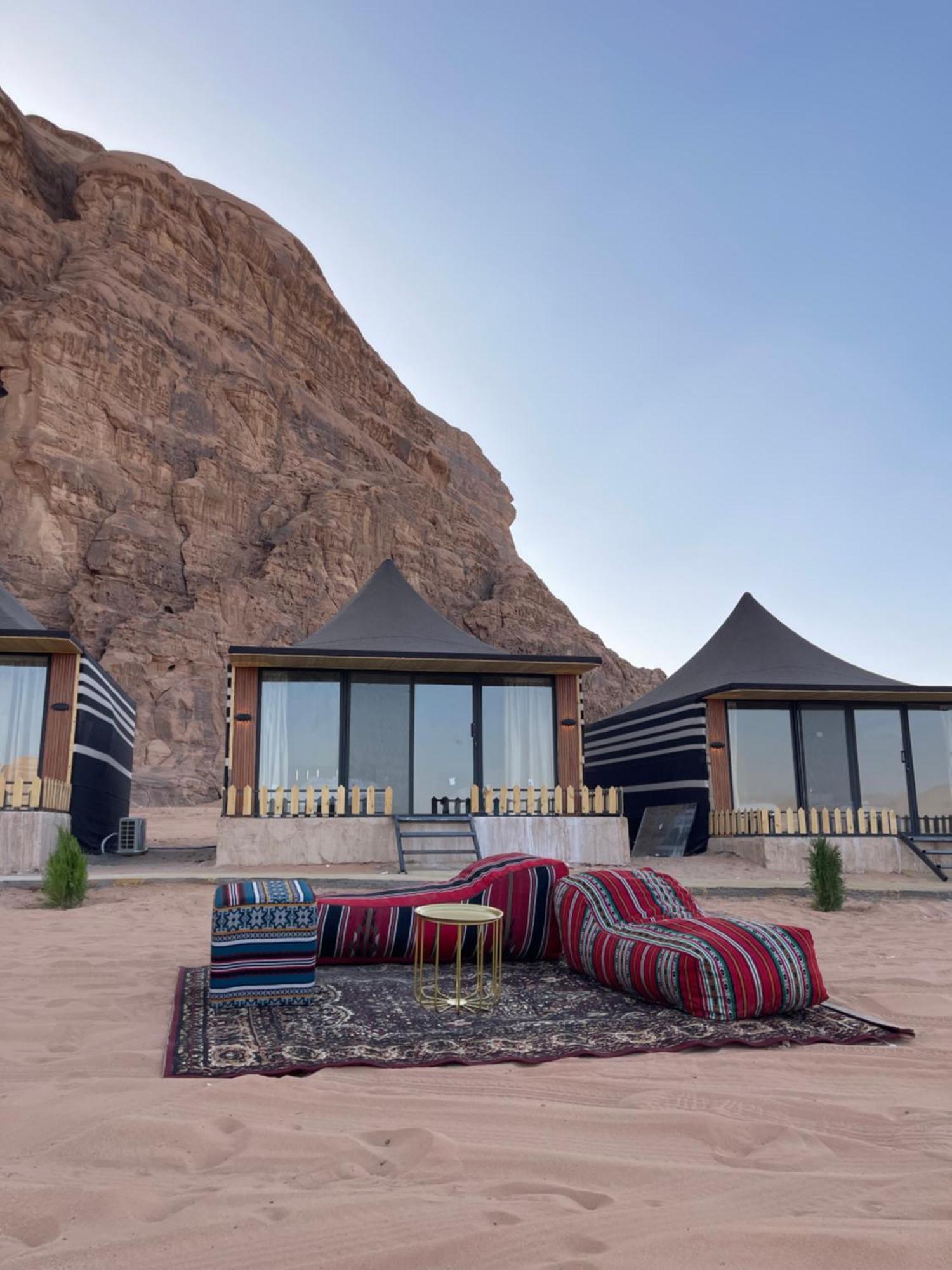 Wadi Rum Sky Camp Exterior foto
